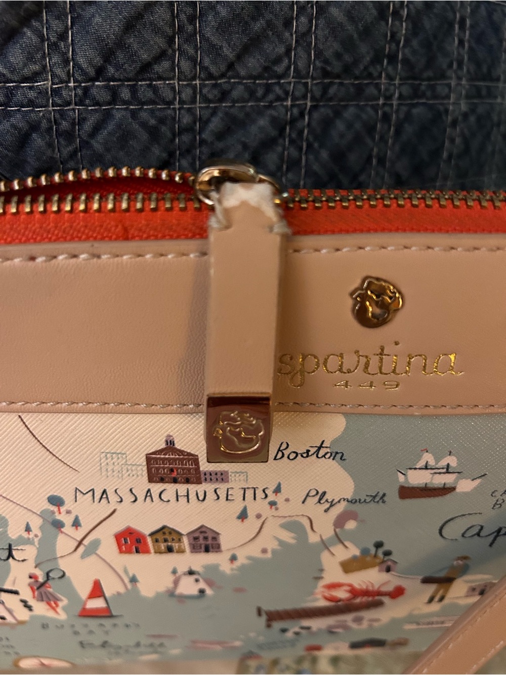 Spartina 449 Cape Cod crossbody bag. - Picture 6 of 7